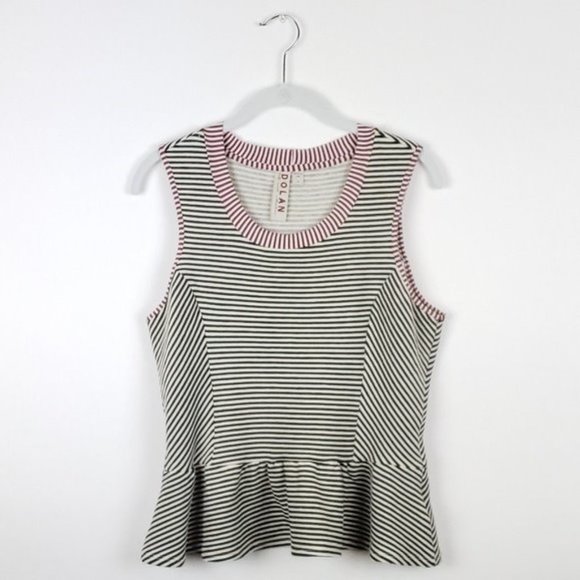 Anthropologie Dolan Belmar Peplum Tank Top - Picture 1 of 6